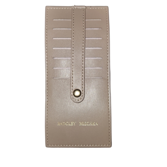 Badgley Mischka Accessories - Badgley Mischka Taupe Card Holder